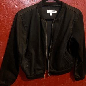 American Apparel Black Denim Jacket
